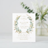 素朴金ゴールドの緑の予算が全て一つ結婚で (スタンド正面)