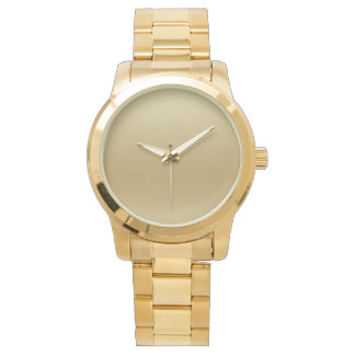 素朴金ゴールドエレガントティール(緑がかった色)メンズブレスレットウォッチ 腕時計