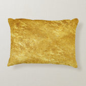 素朴金ゴールドデジタルプリント アクセントクッション (裏面)