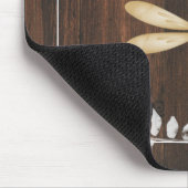 素朴金ゴールドドラゴンパーソナライズされたフライ マウスパッド (コーナー)