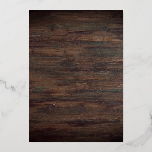 素朴金ゴールドワイングラス60誕生日 箔招待状 (裏面)