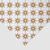 素朴金ゴールド星模様ホワイトティッシュペーパー 薄葉紙 (詳細)