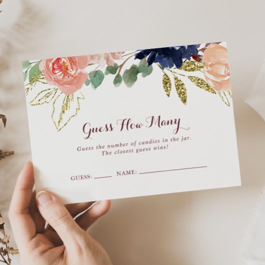 素朴金ゴールド書はゲームカードの数を推測 名刺