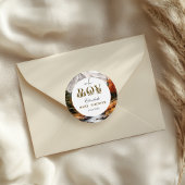 素朴金ゴールド林男の赤ちゃんシャワー ラウンドシール