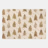 素朴金ゴールド ラッピングペーパーシート (正面)