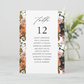 素朴金ゴールド、紫色のWテーブル番号座席表 招待状 (スタンド正面)