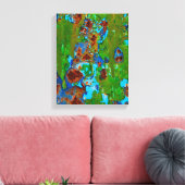 素朴金属剥離絵を描ヴィンテージ包まれたグランジ キャンバスプリント (インサイチュ (リビング))