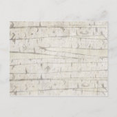 素朴銅幾何緑樺の木はがき 案内ポストカード (裏面)