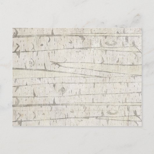 素朴銅幾何緑樺の木はがき 案内ポストカード (裏面)