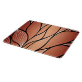 素朴銅文様離れガラス カッティングボード (角)