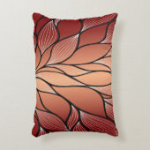 素朴銅文様離れ柄 アクセントクッション (正面(垂直))