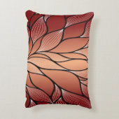 素朴銅文様離れ柄 アクセントクッション (裏面(縦))