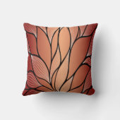 素朴銅文様離れ柄 クッション (裏面)