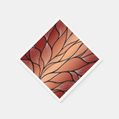 素朴銅文様離れ柄 スタンダードカクテルナプキン (角)