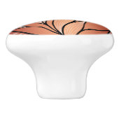 素朴銅文様離れ柄 セラミックノブ (側面)