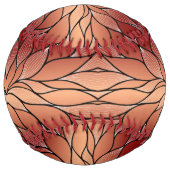 素朴銅文様離れ柄 ソフトボール (正面)