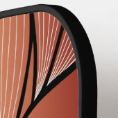 素朴銅文様離れ柄 ピックルボールラケット (左詳細)