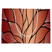 素朴銅文様離れ柄 ラージペーパーバッグ (裏面)