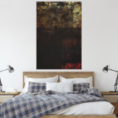 素朴長方形 キャンバスプリント (インサイチュ (寝室))
