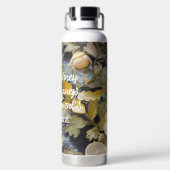 素朴開花カスタムの退職金 ウォーターボトル (背面)