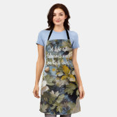 素朴開花カスタムの退職金 エプロン (着用した状態)