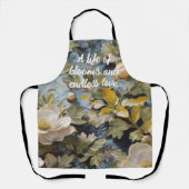 素朴開花カスタムの退職金 エプロン (正面)