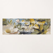 素朴開花カスタムの退職金 ヨガマット (正面(横))