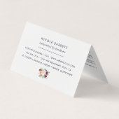 素朴開花リッププロダクトディストリビューターのヒントとトリック 名刺 (裏面)