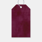 素朴開花結婚式の引き出物 ギフトタグ (裏面)