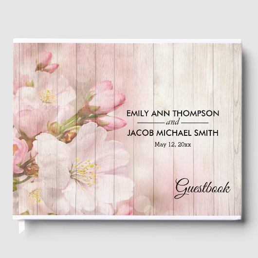 素朴開花 |さくらんぼ結婚の花 ゲストブック (正面)