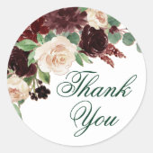 素朴開花 |テラコッタとマルサラありがとう ラウンドシール (正面)