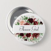 素朴開花 |テラコッタマルサラブライダルパーティ 缶バッジ (正面&裏面)