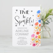 素朴開花&ブライダルドリームズ 招待状 (スタンド正面)