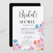 素朴開花&ブライダルドリームズ 招待状 (正面/裏面)