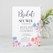 素朴開花&ブライダルドリームズ 招待状 (スタンド正面)