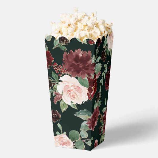 素朴開花 | Terracottaとマラサラレッドパターン フェイバーボックス (はじけた状態)