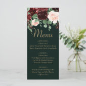 素朴開花 | TerracottaとMarsala Redフローラ メニュー (スタンド正面)