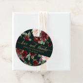 素朴開花 | Terracotta Marsala Love and 感謝してい フェイバータグ (インサイチュ)