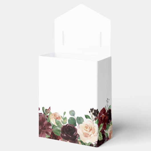 素朴開花 | Terracotta Marsala Love and 感謝してい フェイバーボックス (オープン)