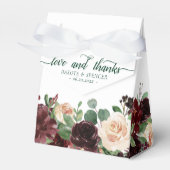 素朴開花 | Terracotta Marsala Love and 感謝してい フェイバーボックス (正面サイド)