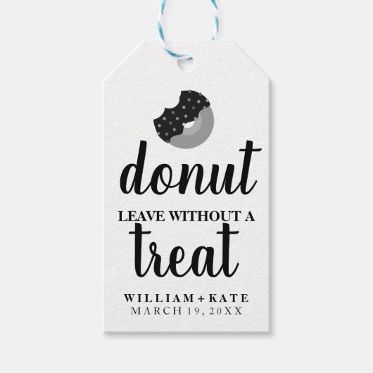 素朴離れモダンドノ結婚ツ ギフトタグ (正面)