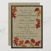 素朴離れリハーサル 招待状 (正面/裏面)