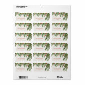 素朴離れRed Berry Christmasのア結婚ドレス ラベル (フルシート)