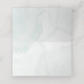 素朴青カスタマイズ結婚花 プレイスカード (内部開封)