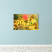 素朴頭花 キャンバスプリント (インサイチュ (ウッドフロア))