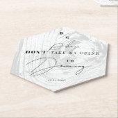 素朴飲み物は飲まない踊り ペーパーコースター (アングル)