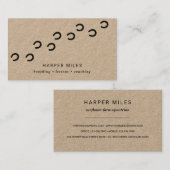 素朴馬蹄パス名刺 名刺 (正面/裏面)