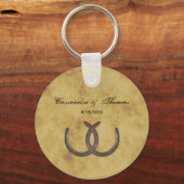 素朴馬靴動揺してBG キーホルダー (正面)