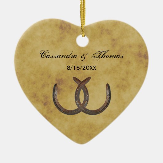 素朴馬靴動揺してBG セラミックオーナメント (正面)