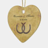 素朴馬靴動揺してBG セラミックオーナメント (左)